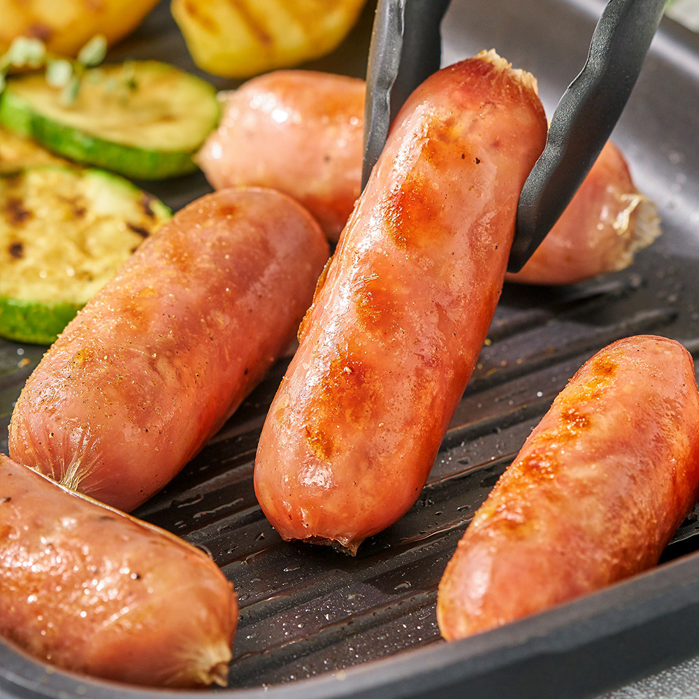 林小丸台湾火山石烤肠肉肠地道肠台式正宗脆皮热狗肠食材烧烤香肠