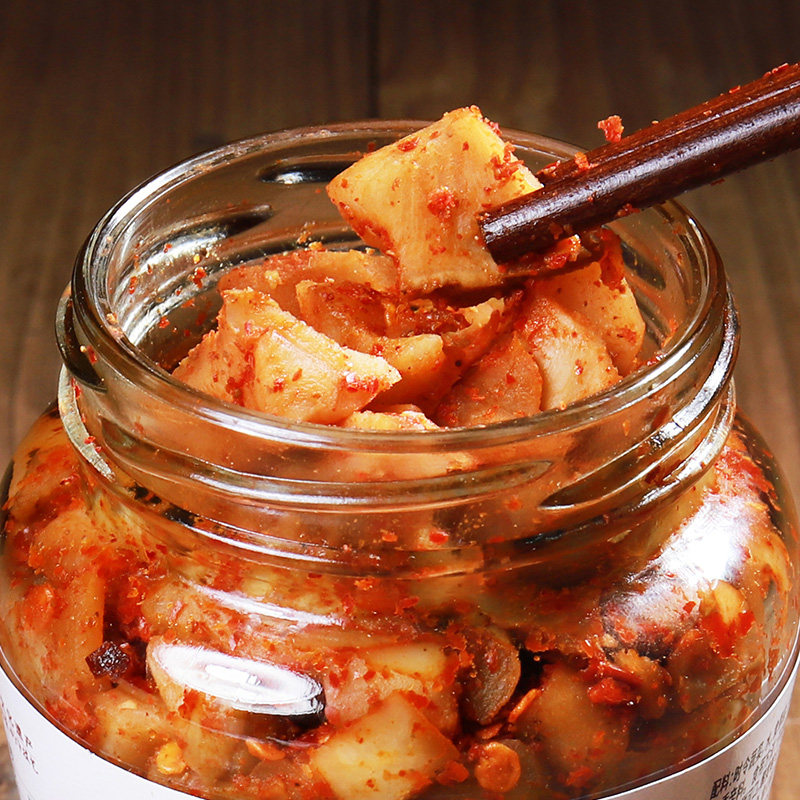 瓶装坛子大头菜咸菜麻辣腌制180g四川特产装下腌制