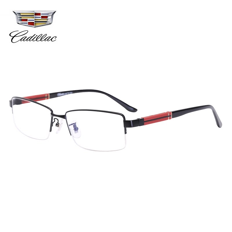 眼镜凯迪拉克镜框男女近视超轻轻纯商务时尚半框眼镜架