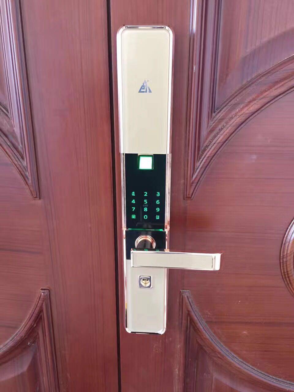 巨力智能指纹锁三星级 家用防盗门电子锁 密码锁大门锁 新款98