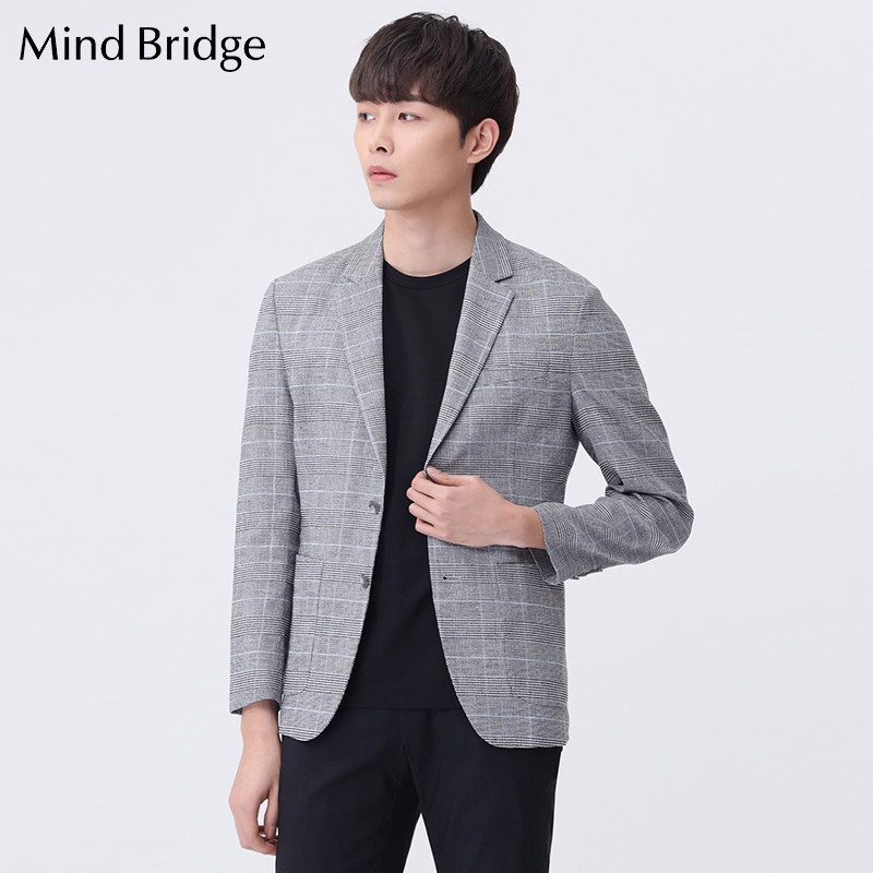 mindbridge百家好男装西服外套单西便服2020夏季西服