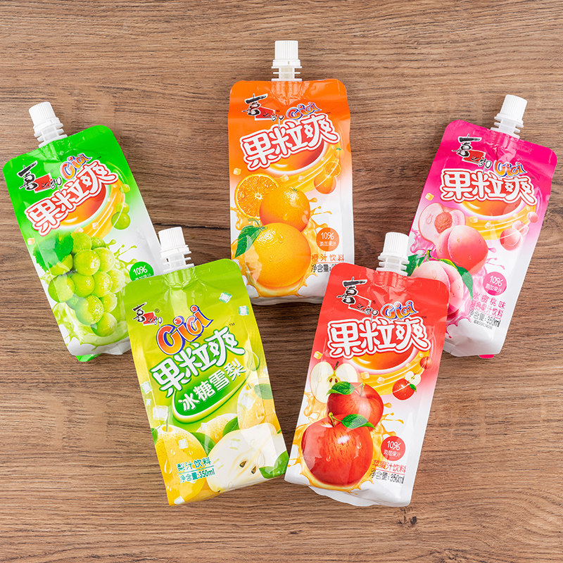 果汁饮料喜之郎cici果粒350ml椰果多口口味任选果冻