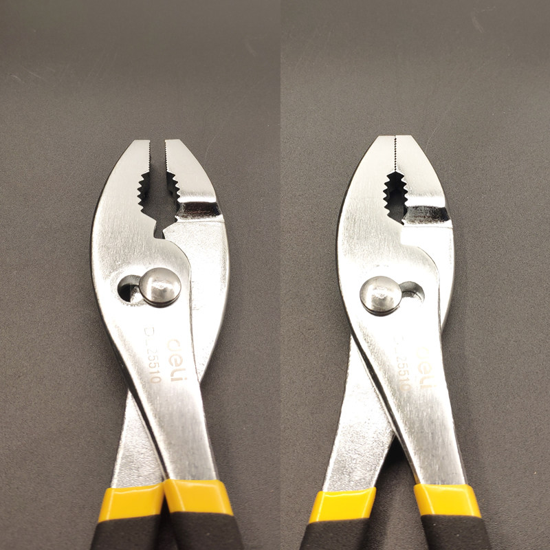 钳子得力鲤鱼钳鱼多功能汽修鱼口钳工工具大口鲤鱼钳