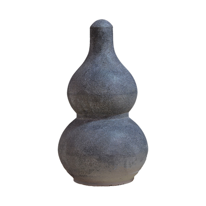 葫芦摆件石头天然青石葫芦镇招财纳福家居客厅石雕