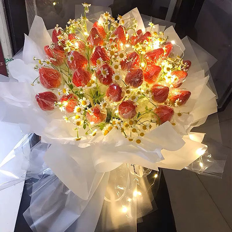 圣诞草莓车厘子水果花束生日鲜花速递同城衡阳衡南鲜花速递(同城)