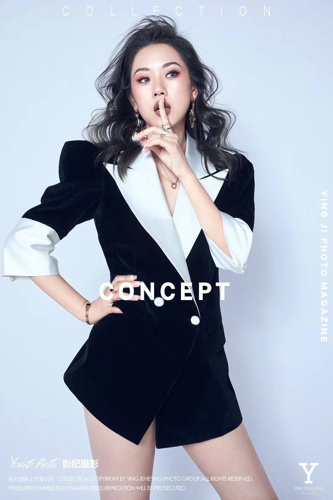 写真主题影楼个人摄影服装单女帅气英伦范大牌影楼服装