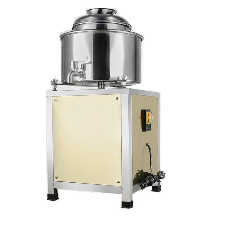 双桶慢速打浆机全自动商用食品机械小型打肉浆鱼浆机绞肉