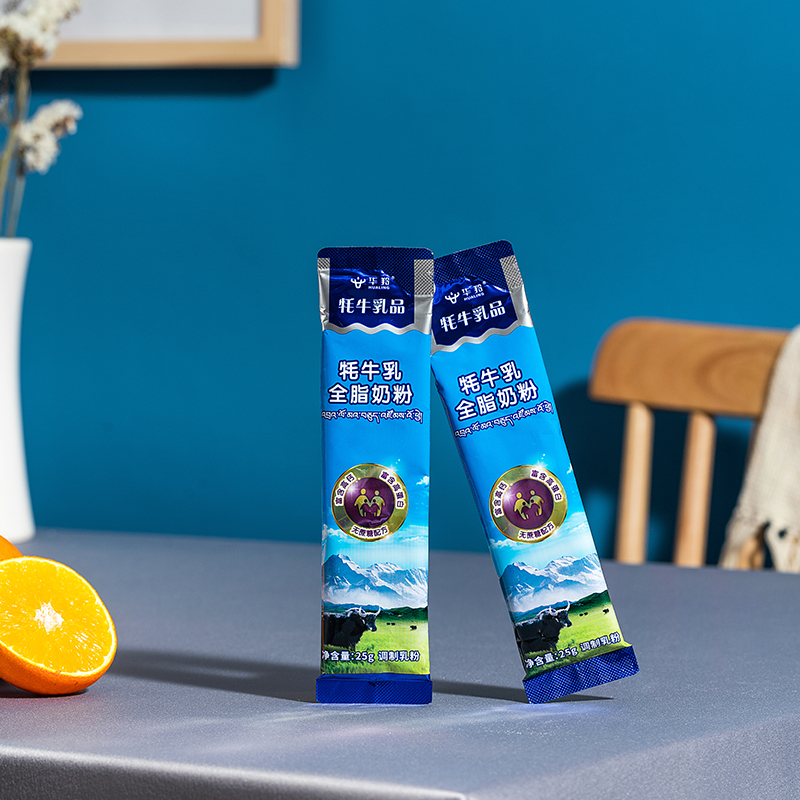 华羚牦牛乳全脂奶粉350g袋装