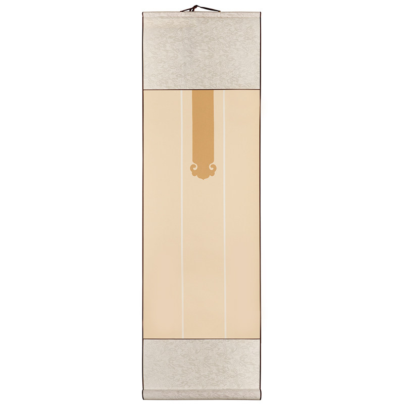 蜡染古风条屏宣纸空白挂轴卷轴书画装裱宣纸画轴行书楷书国展印屏宣纸