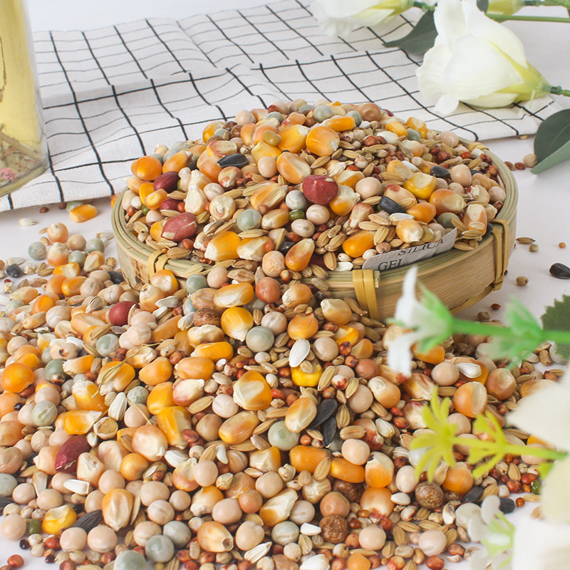 鸽粮营养饲料赛鸽信鸽成鸽种鸽带玉米小颗粒碗豆粮食鸟食鸽子食粮