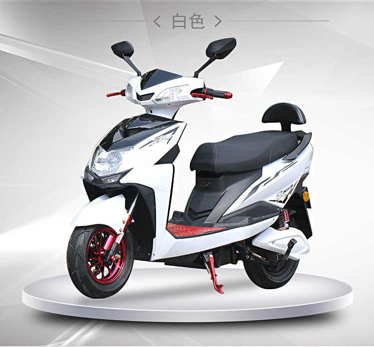 迅鹰尚领电动车电瓶车踏板车60v72v男女加长通用成人电动摩托车