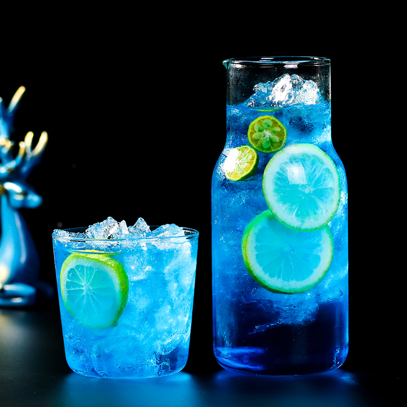 蓝柑创御饮蓝风味糖浆香蜜1l汁蓝柑香蜜蓝糖浆