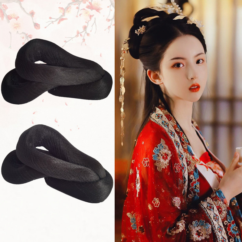 古风汉服发型古装假发宋制唐写真偏凤发髻发丝发包