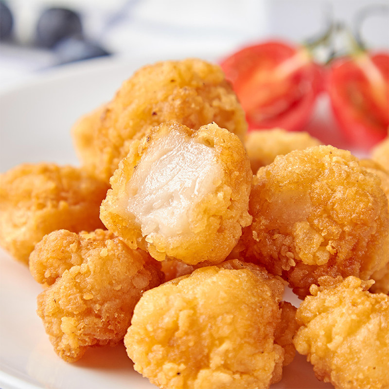 安井冻品先生吮指鱼米花裹粉巴沙鱼肉块油炸淡水鱼类