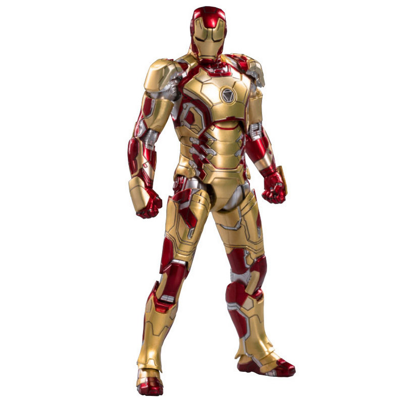 中动漫威钢铁侠马克mk42复仇者联盟手办玩具模型潮玩盲盒