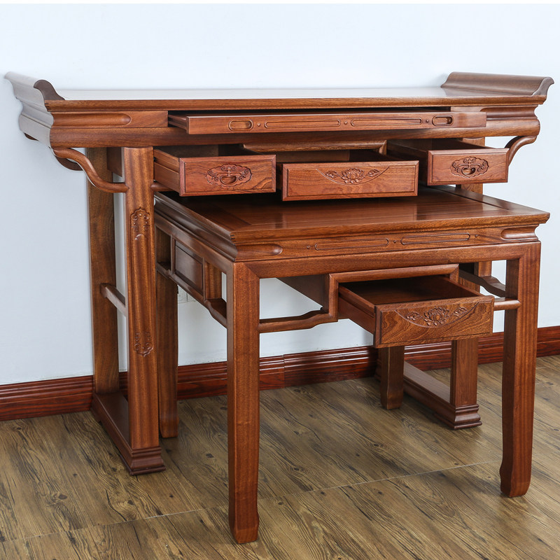 红木家具香花梨实木条案供桌供台香案中式佛桌观音供奉台家用神台