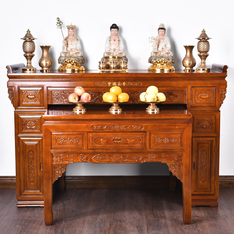 中式实木神台供桌佛台家用经济型佛龛供台香案供桌