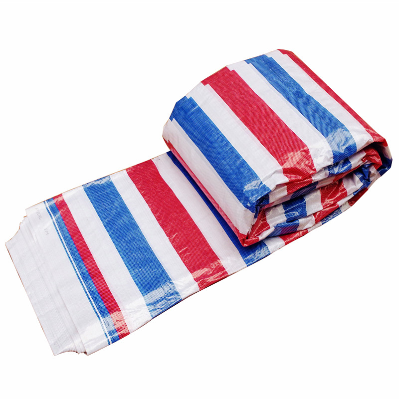 全新防风色布三色塑料布装修防尘防晒聚乙烯防水防雨布