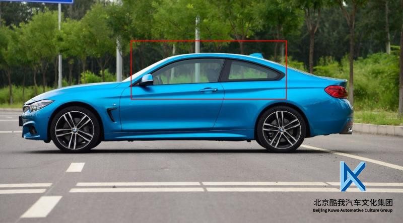 bmw宝马原厂f32双门硬顶运动型黑色车身亮条汽车文化产品