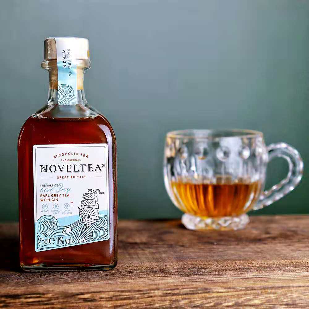 特惠两瓶瓶装进口冷萃茶酒诺味noveltea红茶乌龙茶力娇酒