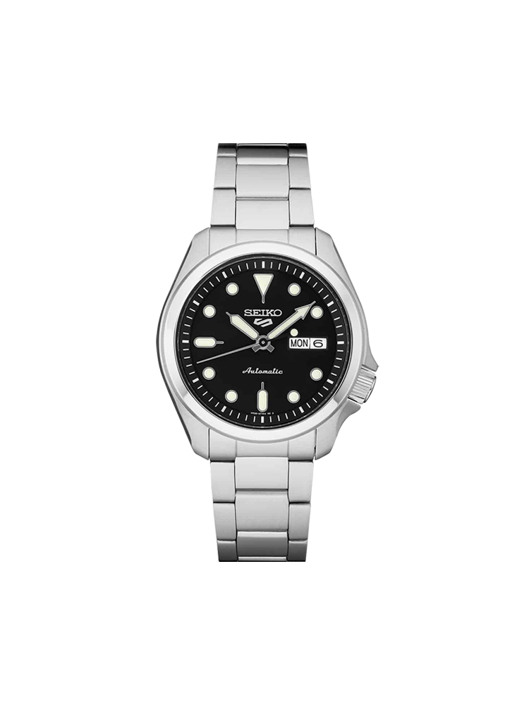 SEIKO精工5号情侣表日本防水自动机械表运动夜光男表SRPE55K1