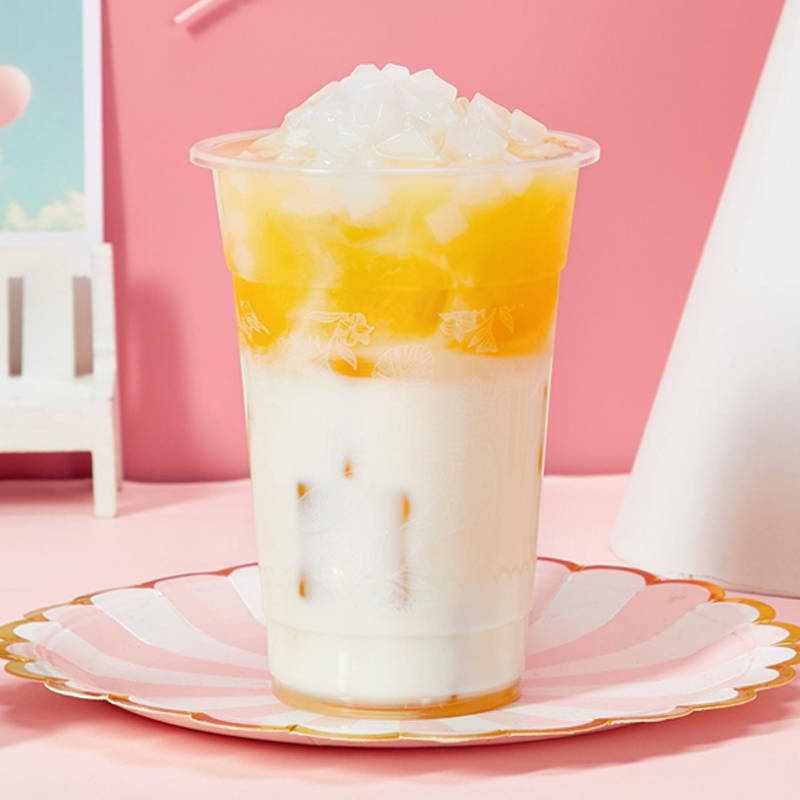 蜜糖椰果粒椰果肉果冻布丁零食甜品珍珠奶茶果冻