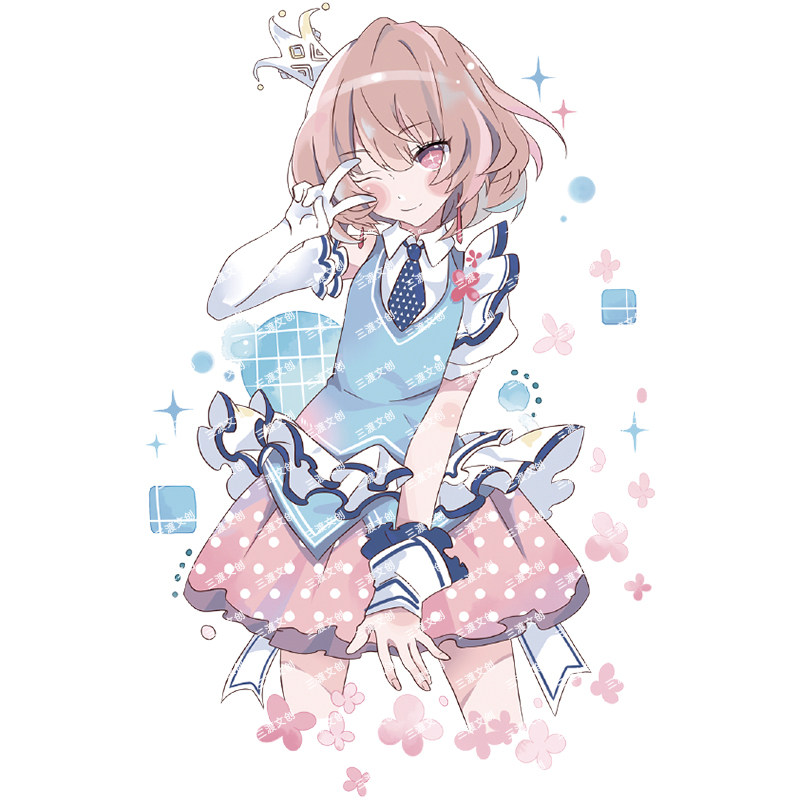 和纸胶带新品烫金特油精灵少女人物花仙子浮光掠影手帐帐素材贴纸