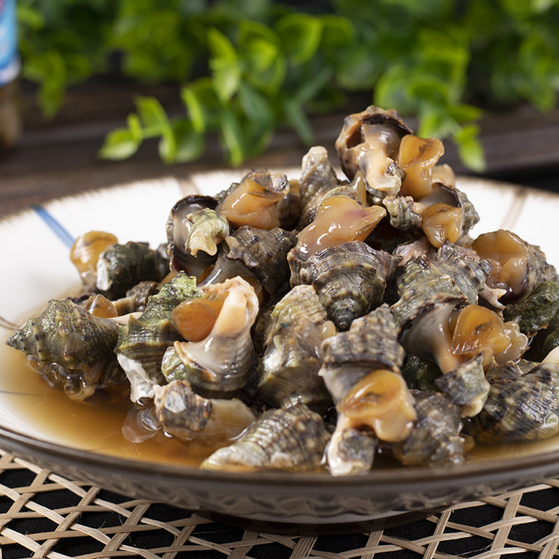 温州特产小吃野生辣螺海螺开瓶即食舟山醉辣贝类制品