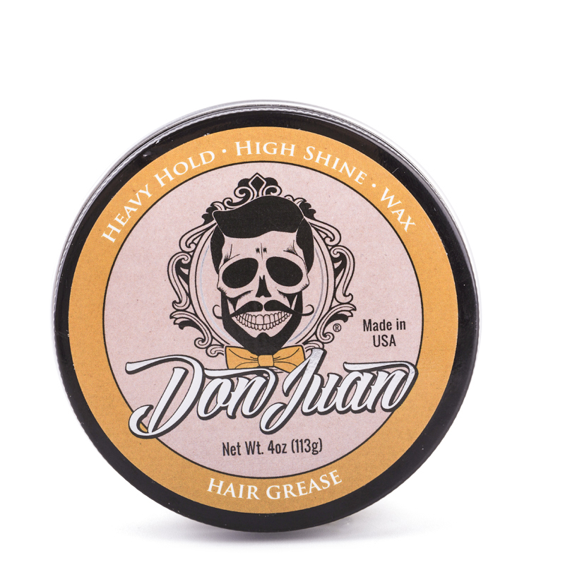 美国donjuanhairgrease唐胡安强力长久定型发油发泥淡香男造型