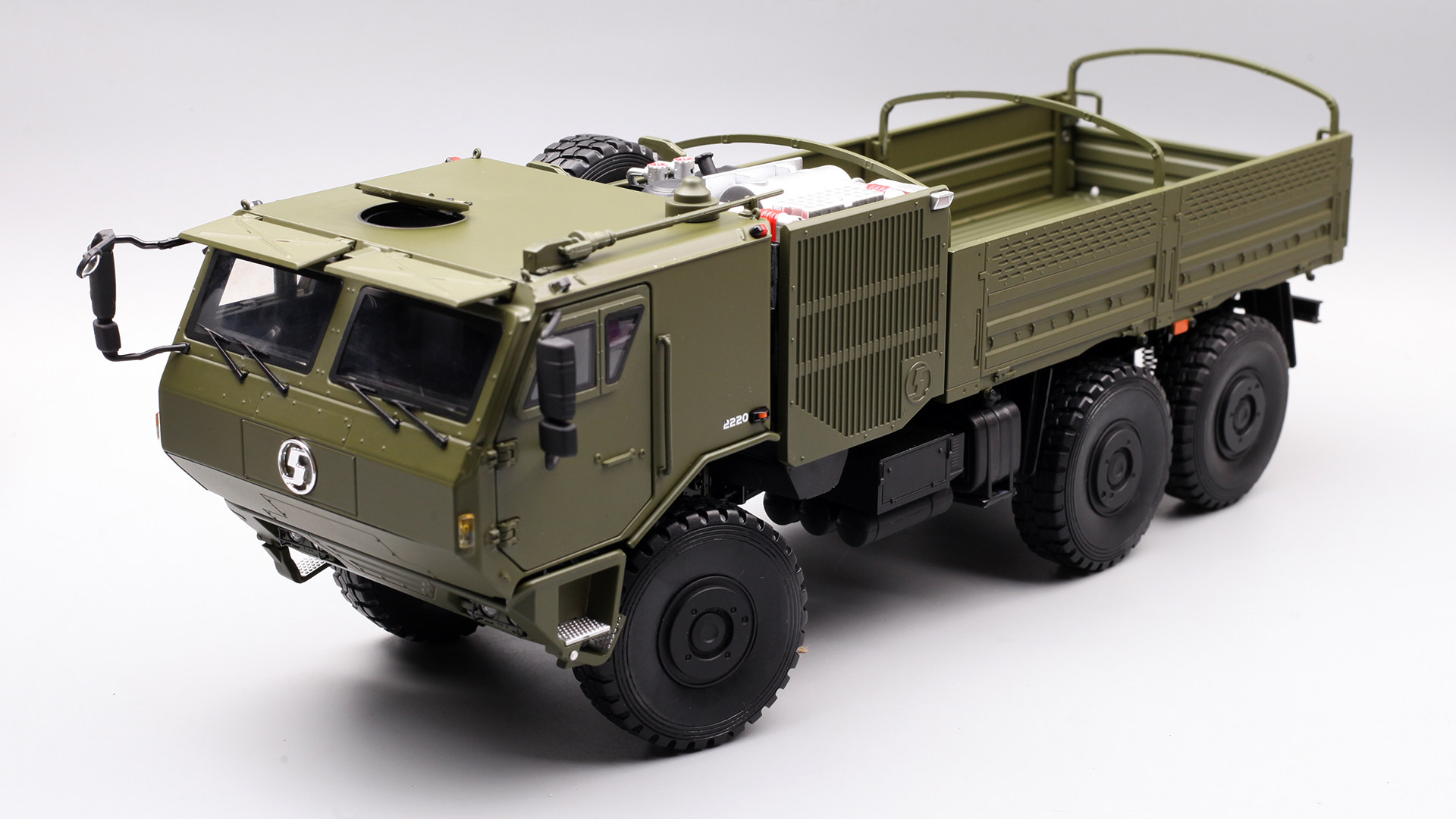 陕汽重卡原厂sx2150sx22206x6重型越野军卡汽车模型车模