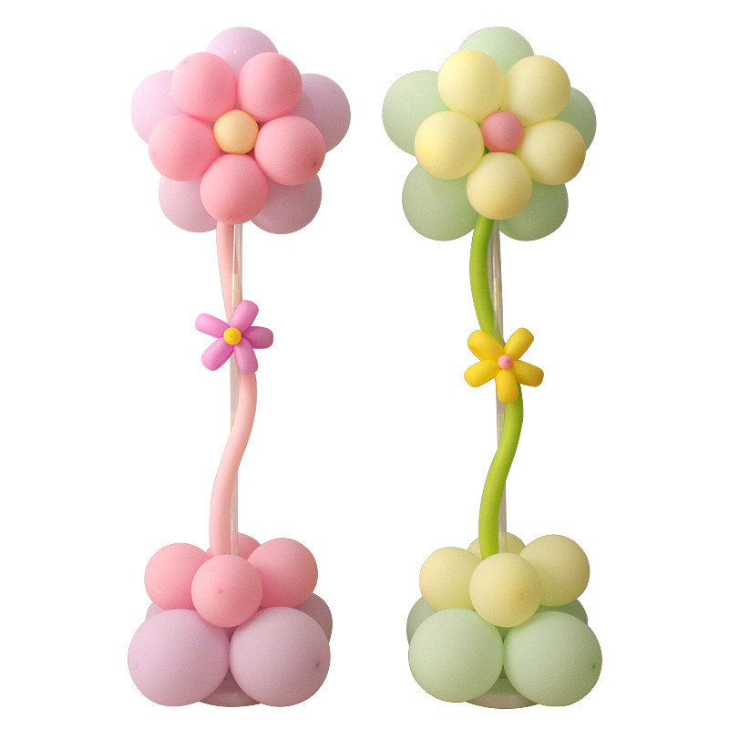 花朵气球支架造型婚礼路引迎宾店面开业儿童气球