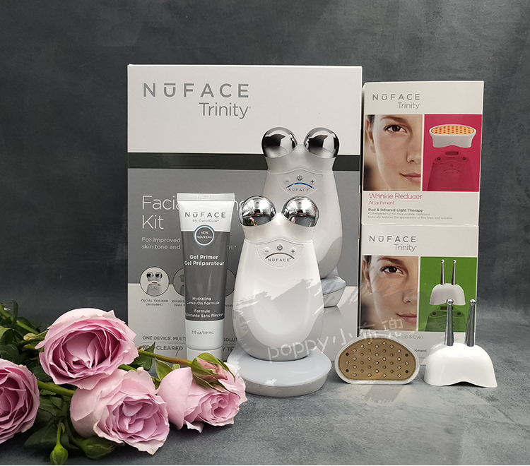 现货美国 nuface trinity mini微电流美容仪 眼唇/红光头 nubody