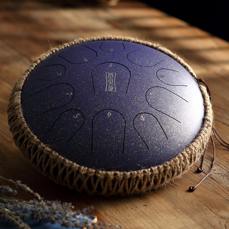 空灵专业初学者鼓手钢舌碟鼓色空13寸其它民族乐器