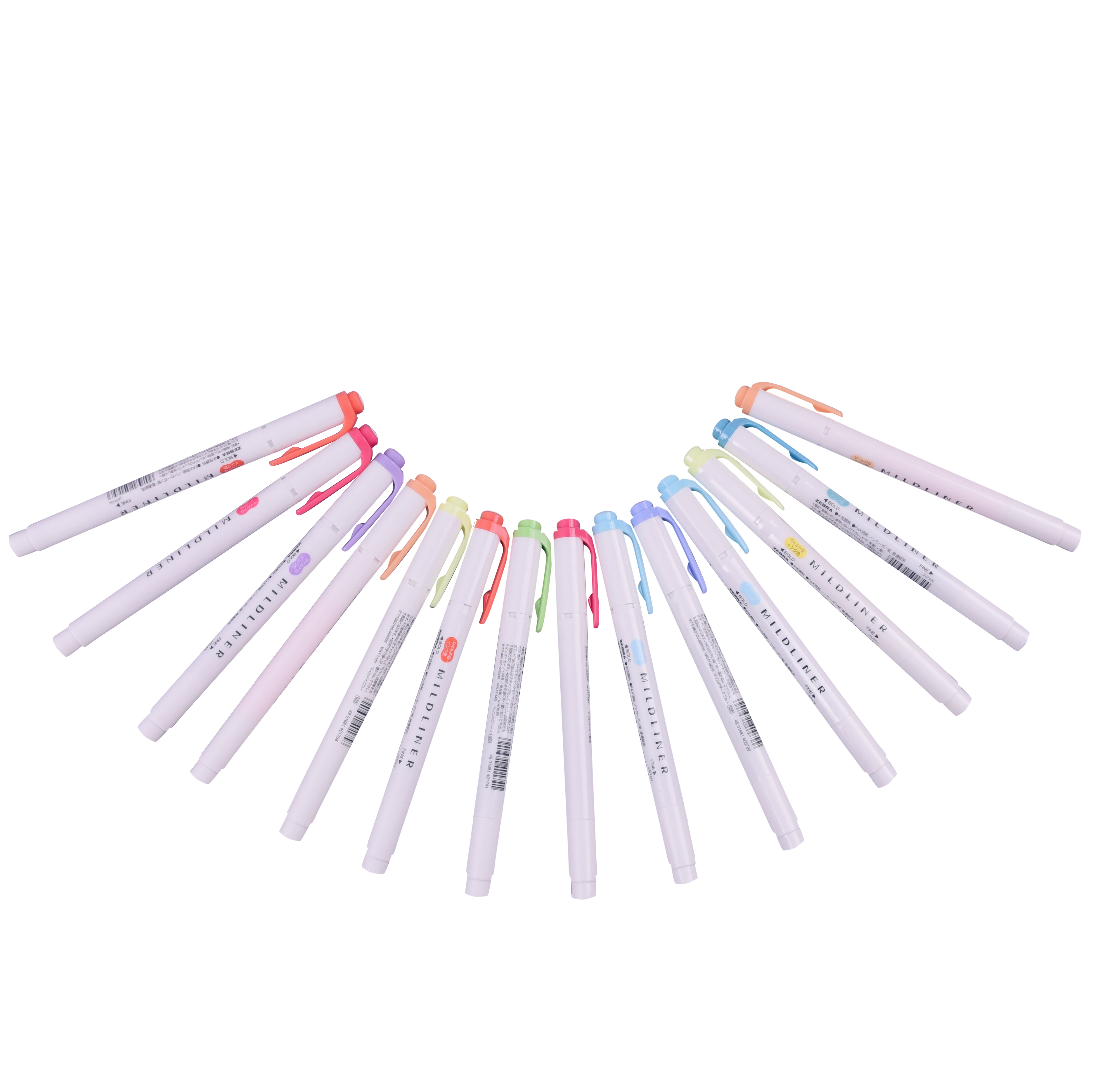 日本斑马zebra糖果色双头荧光笔学生用品标记笔划重点荧光笔