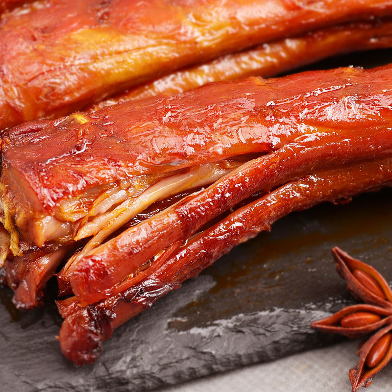 妙滋味风干烤脖手撕整根黑鸭味麻辣熟食香辣非鸭脖休闲零食小吃