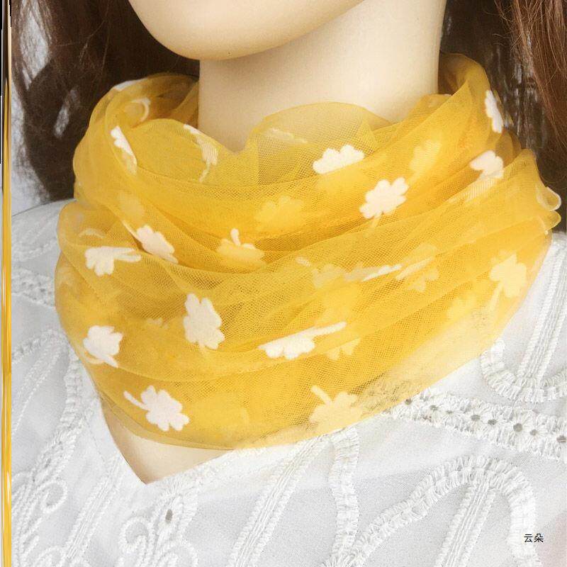 新款网红女款脖套围巾围脖秋冬季套脖防晒护颈围巾