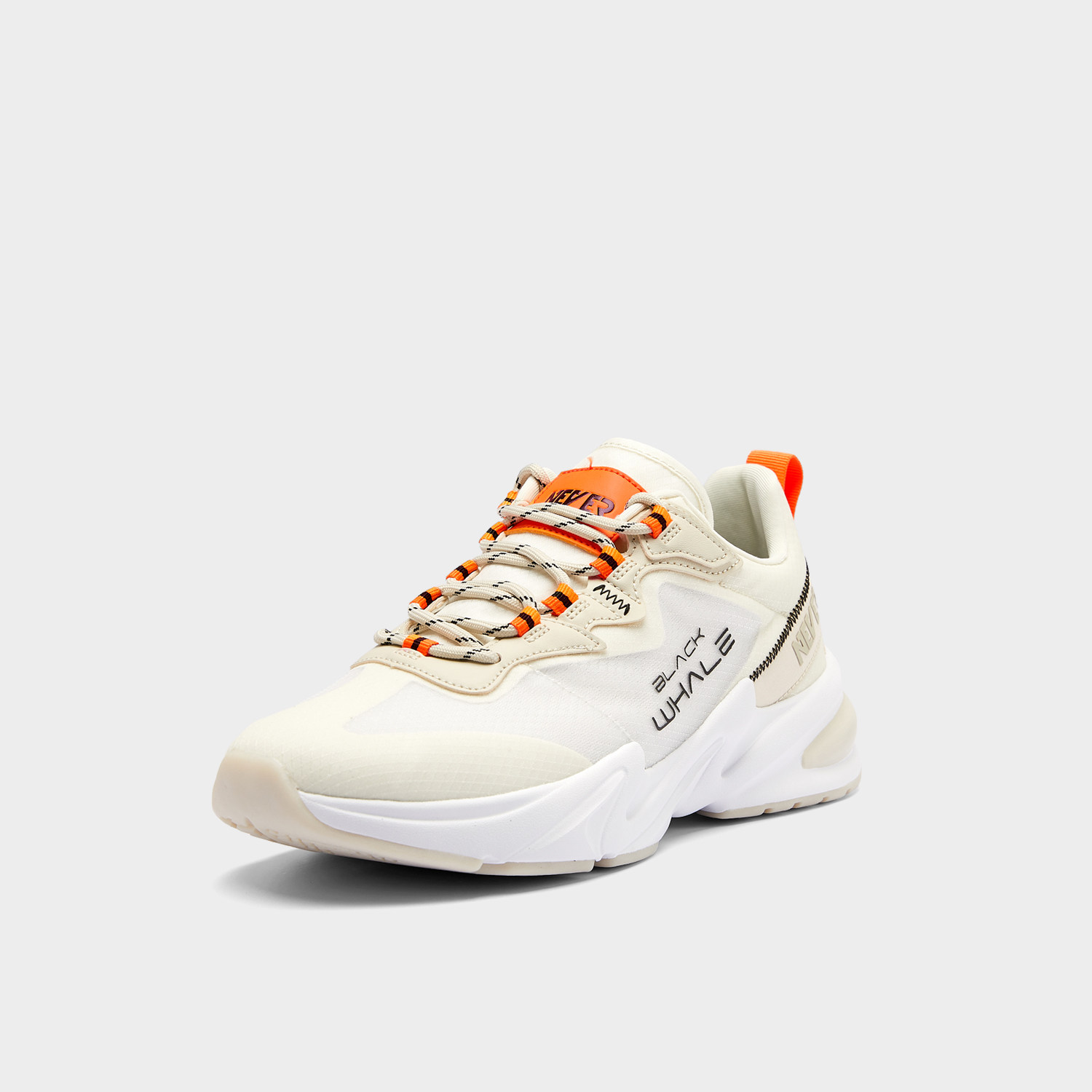 黑鲸时尚复古休闲鞋男2020春季新品厚底老爹鞋男鞋