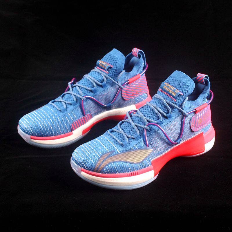 李宁19新款闪击6精英版cj战靴开赛夜万圣节减震篮球鞋abap071/069