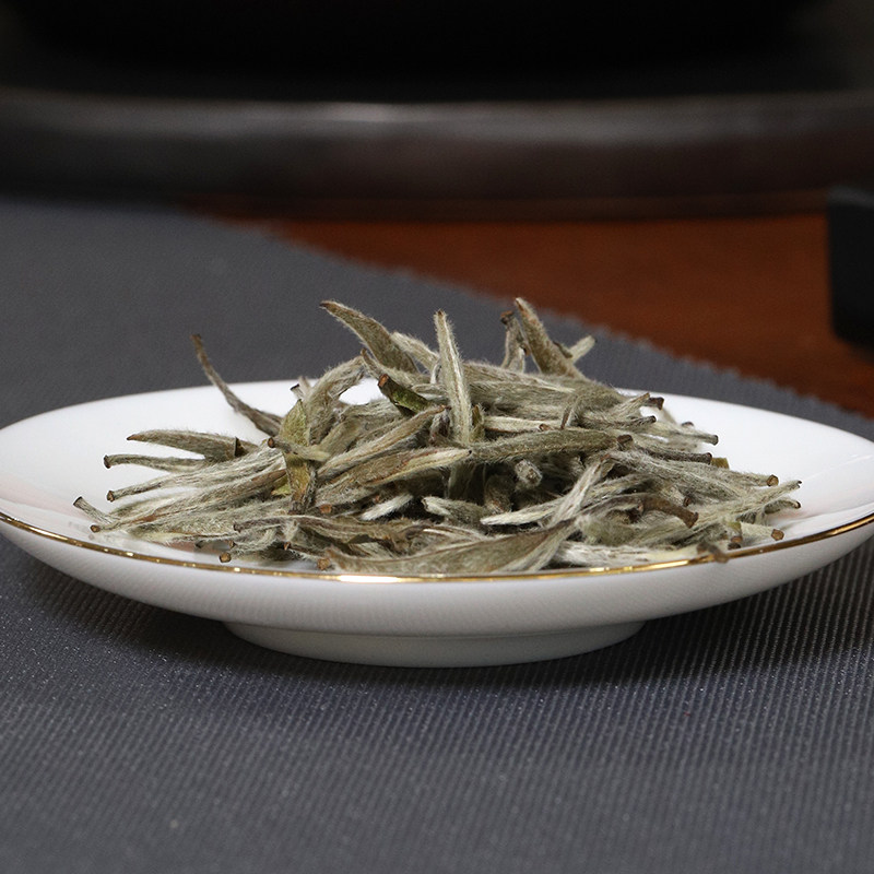 大沁白茶正宗福鼎白茶2020年磻溪明前特级白毫银针50克罐装茶叶
