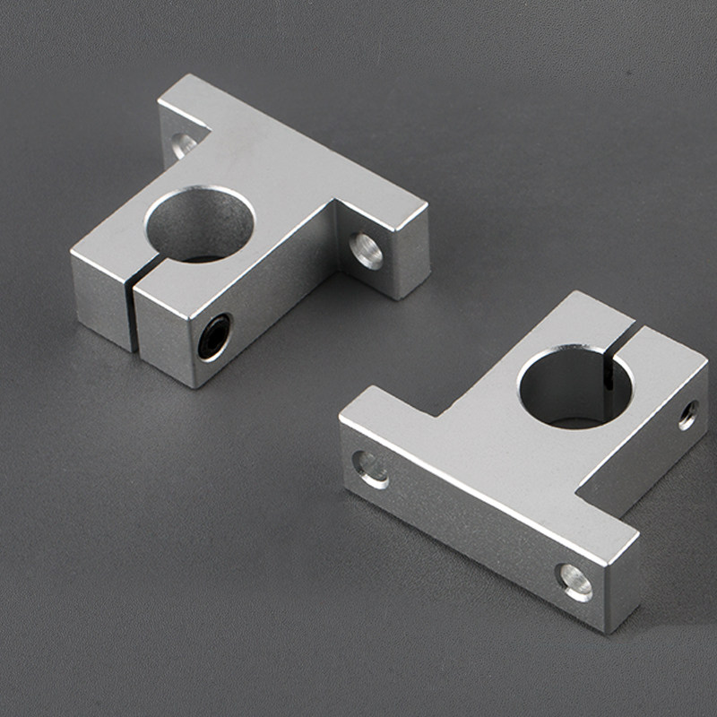 直线光轴sk立式支撑座 铝合金轴承架 光杆固定座sk/8mm---sk/60mm