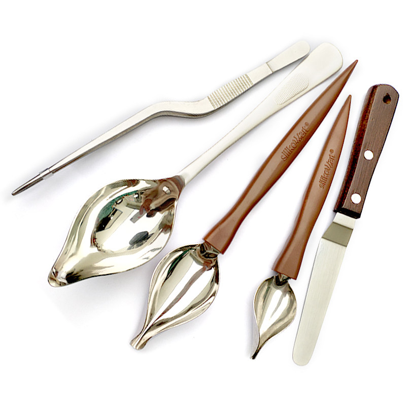 摆盘酱汁分子料理专用不锈钢工具尖嘴西餐西餐勺