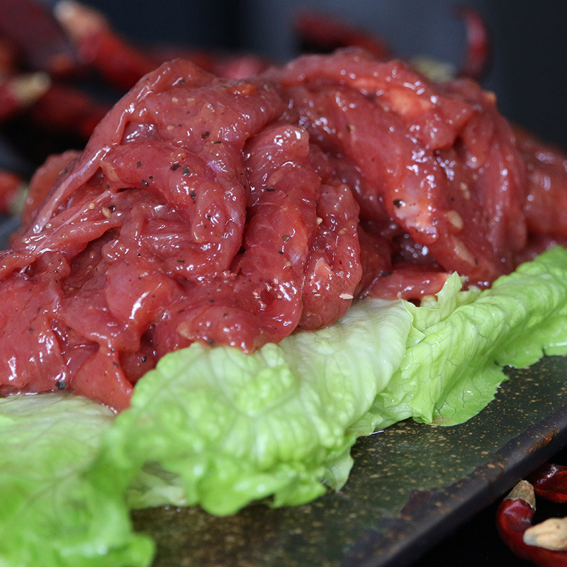 黑胡椒牛肉肉片200g调理腌制半成品生重庆火锅牛肉卷