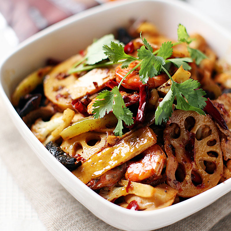 海底捞麻辣香锅220克3~5人火锅底料四川香辣虾调味料火锅食材包邮