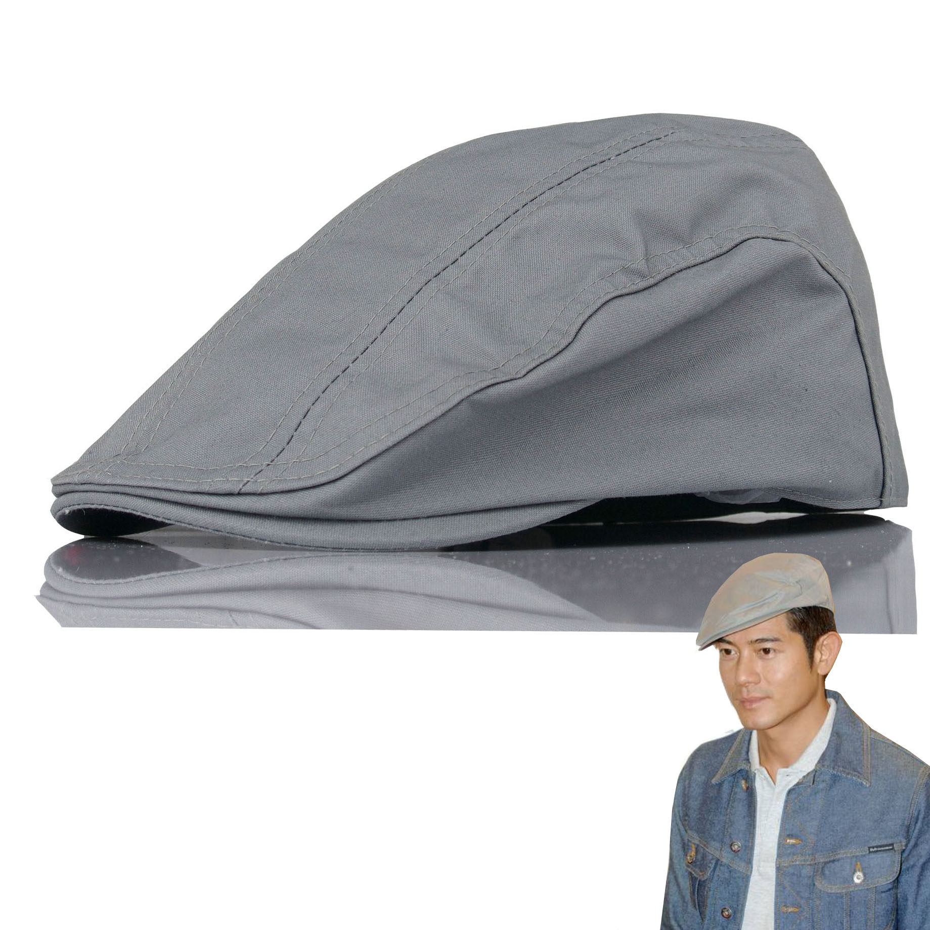 2022韩版潮男女春夏夏天纯棉前进帽秋休闲英伦帽子