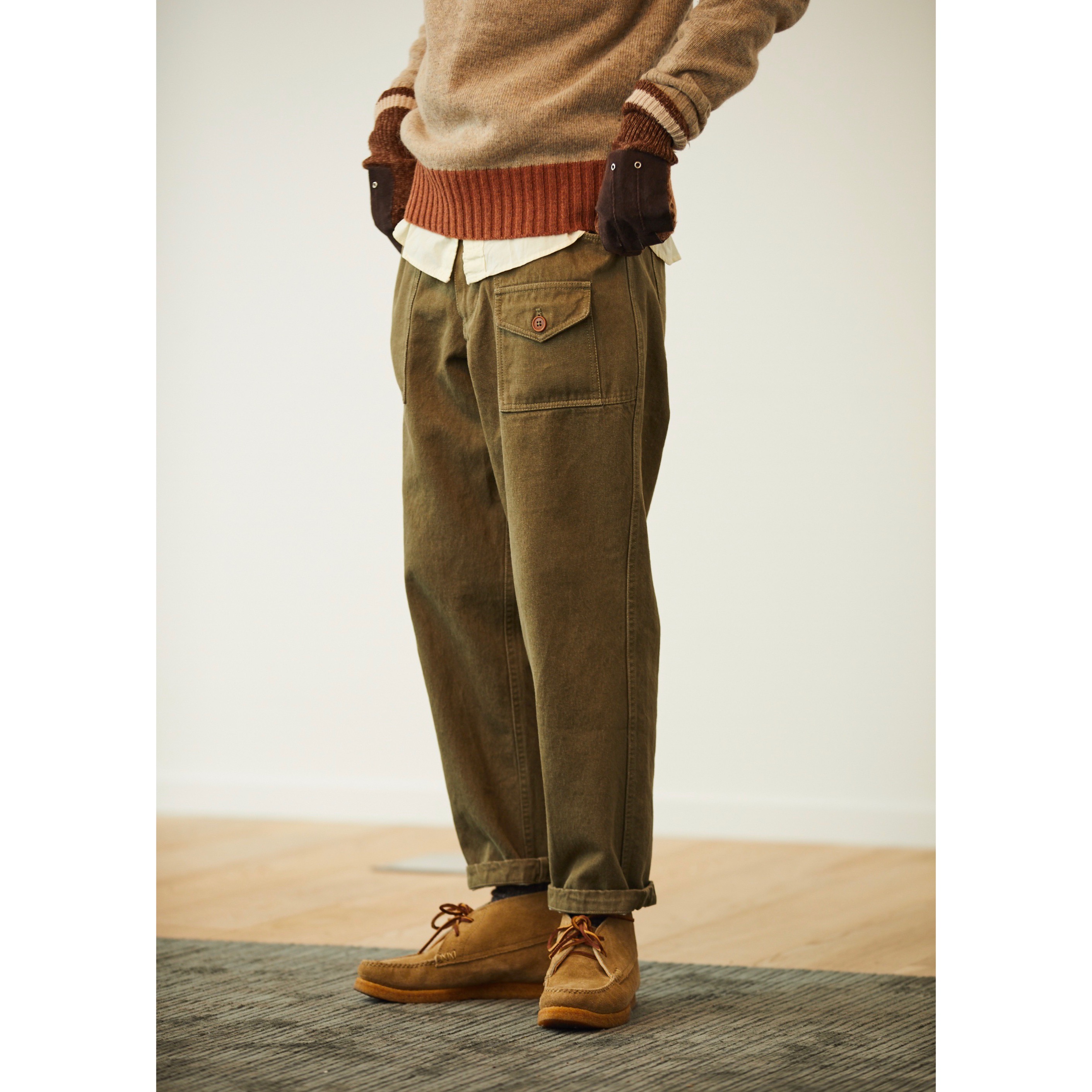 U.Sage (USAGE) SS19 British Army Denim 改良英式丹宁军裤