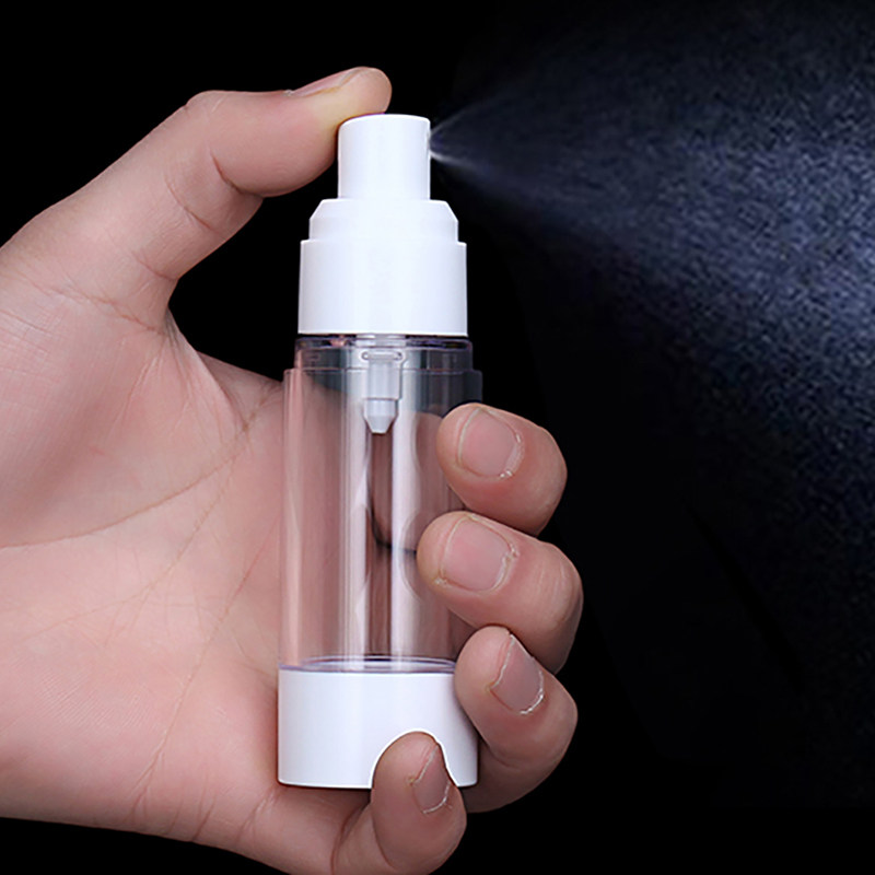 化妆品分装真空瓶15ml便携旅行北欧透明高档塑料按压式乳液空瓶