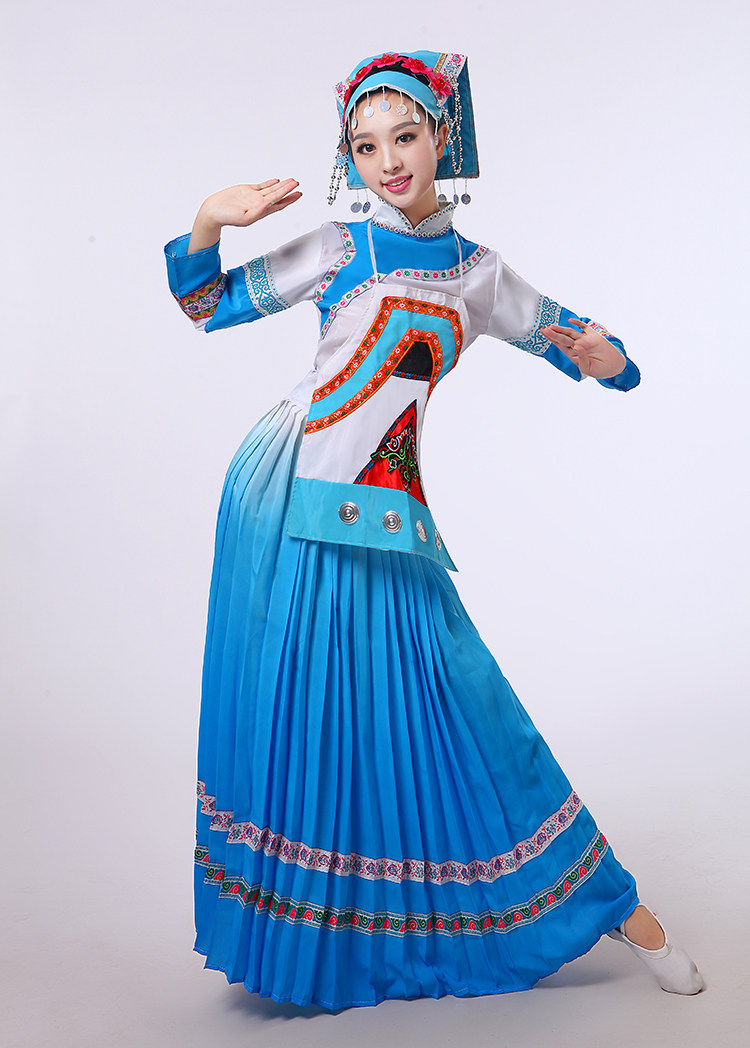 2021民族风演出服演出大摆风格民族新款长款服饰民族服装