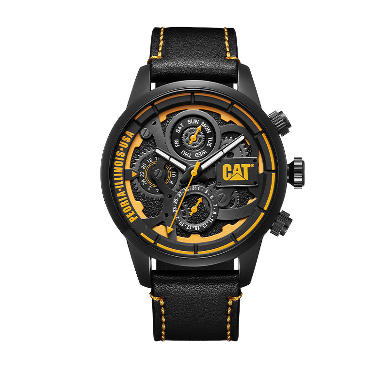 cat卡特手表机械镂空设计潮流手表男炫酷石英表天机系列m431
