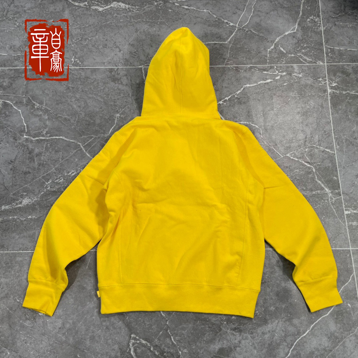 现货特惠supreme19fwlogohooded立体胶印字母帽衫运动卫衣