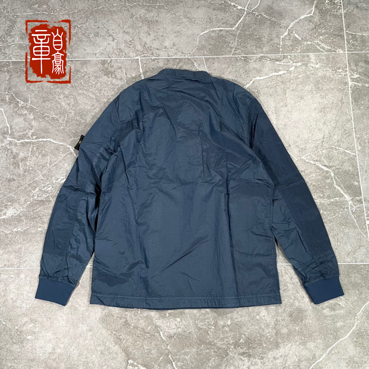 自豪stoneisland18ss石头金属尼龙套头夹克外套运动